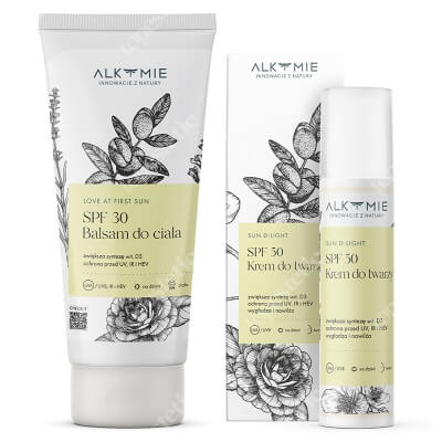 Alkmie Ready For The Sun ZESTAW Krem do twarzy SPF 50 50 ml + Balsam do ciała SPF 30 150 ml