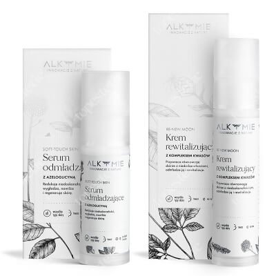 Alkmie Soft Touch Skin + Re-New Moon ZESTAW Serum odmładzające 30 ml + Krem rewitalizujący 50 ml