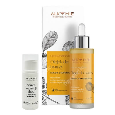 Alkmie Super Skin ZESTAW Multiwitaminowy olejek z superowocami 30 ml + Serum z potrójną witaminą C 5 ml