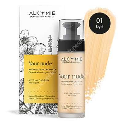 Alkmie Your Nude Krem CC+ (kolor 01 Light) 30 ml