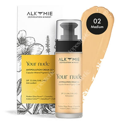 Alkmie Your Nude Krem CC+ (kolor 02 Medium) 30 ml