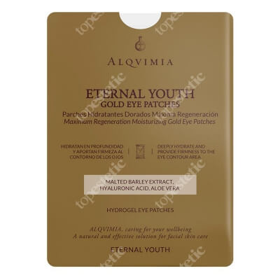 Alqvimia Eternal Youth Gold Eye Patches Złote hydrożelowe płatki pod oczy 1 para