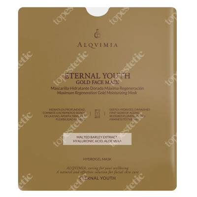 Alqvimia Eternal Youth Gold Face Mask Złota maska hydrożelowa 1szt.