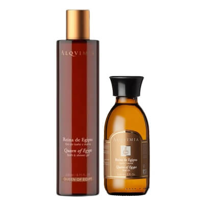 Alqvimia Queen of Egypt Care ZESTAW Żel pod prysznic 260 ml + Olej do Ciała 150 ml