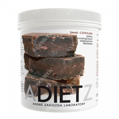 Andre Zagozda AZ Diet Cocktail Chocolate Koktajl o smaku czekoladowym, rozpuszczalny, wzbogacony proteinami 500 g