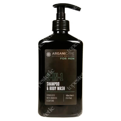 Arganicare 2 In 1 Shampoo And Body Wash For Men Szampon i żel pod prysznic 400 ml