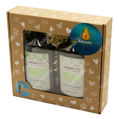 Arganicare Aloe Vera Hair Set ZESTAW Szampon 400 ml + Odżywka 400 ml