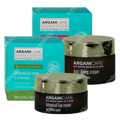 Arganicare Anti Aging Set ZESTAW Krem przeciwzmarszczkowy 50 ml + Krem pod oczy 30 ml