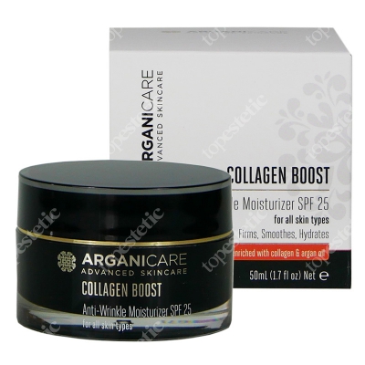 Arganicare Collagen Boost Anti Wrinkle Moisturizer SPF 25 Krem przeciwzmarszczkowy 50 ml