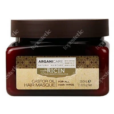 Arganicare Castor Oil Hair Masque Maska stymulująca porost włosów 350 ml