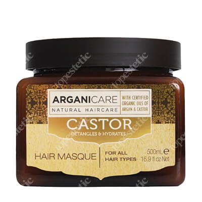 Arganicare Castor Oil Hair Masque Maska stymulująca porost włosów 500 ml