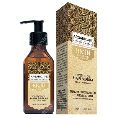 Arganicare Castor Oil Hair Serum Serum stymulujące porost włosów 100 ml