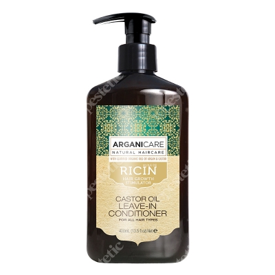 Arganicare Castor Oil Leave In Conditioner Odżywka bez spłukiwania stymulująca porost włosów 400 ml