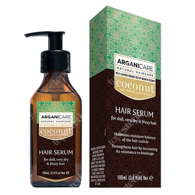 Arganicare Coconut Hair Serum Serum do bardzo suchych i zniszczonych włosów 100 ml