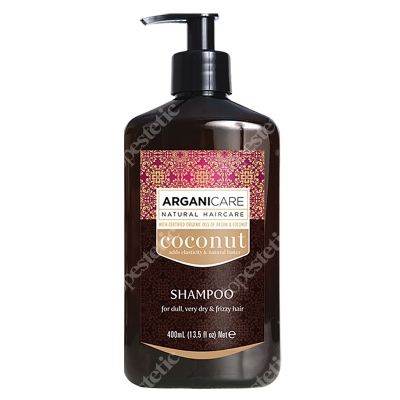 Arganicare Coconut Shampoo Szampon do bardzo suchych włosów z efektem puszenia 400 ml