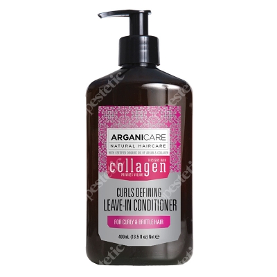 Arganicare Collagen Leave In Conditioner Odżywka bez spłukiwania definiująca loki 400 ml