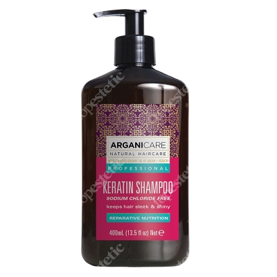 Arganicare Keratin Shampoo Szampon do włosów z keratyna 400 ml