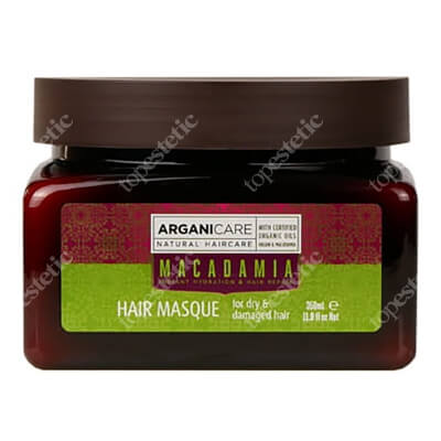 Arganicare Macadamia Hair Masque Maska nawilżająca do suchych i zniszczonych włosów 350 ml