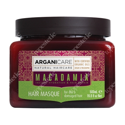 Arganicare Macadamia Hair Masque Maska nawilżająca do suchych i zniszczonych włosów 500 ml