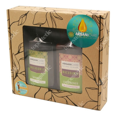 Arganicare Macadamia Hair Set ZESTAW Odżywka 400 ml + Szampon 400 ml