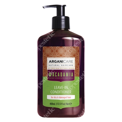 Arganicare Macadamia Leave In Conditioner Dry Hair Odżywka bez spłukiwania do suchych i zniszczonych włosów 400 ml