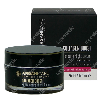 Arganicare Collagen Boost Rejuvenating Night Cream Odmładzający krem na noc 50 ml