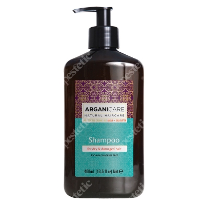 Arganicare Shampoo For Dry Hair Szampon do suchych i zniszczonych włosów z masłem Shea 400 ml
