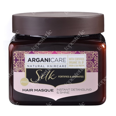 Arganicare Silk Hair Masque Maska rozplątująca włosy z jedwabiem 500 ml