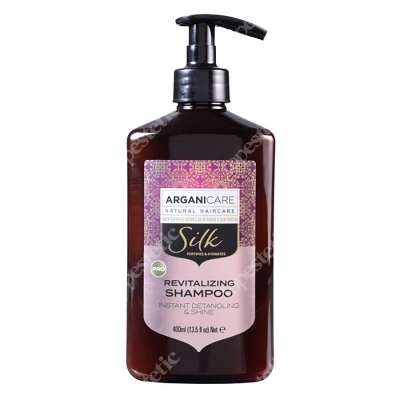 Arganicare Silk Revitalizing Shampoo Szampon z jedwabiem, rozplątujący włosy 400 ml
