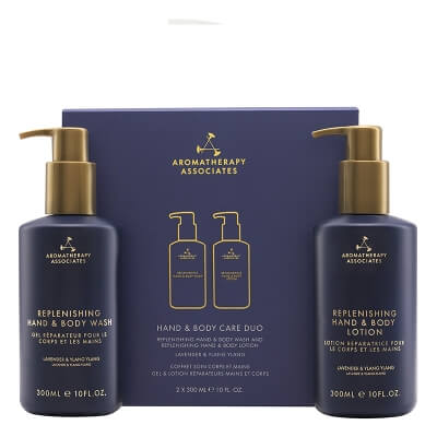 Aromatherapy Associates Hand And Body Care Duo ZESTAW Aromaterapeutyczne mydło w płynie 300 ml + Aromaterapeutyczny balsam do rąk i ciała 300 ml