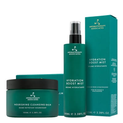Aromatherapy Associates Perfect Skin ZESTAW Odżywczy balsam oczyszczający 100 ml + Mgiełka zwiększająca nawilżenie 100 ml
