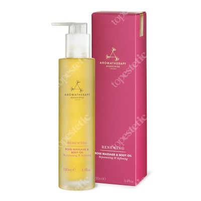 Aromatherapy Associates Renewing Rose Massage & Body Oil Luksusowy odżywczy olejek do ciała z róży 100 ml