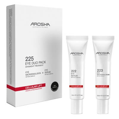 Arosha .225 Eye Duo Pack ZESTAW Emulsja pod oczy 15 ml + Serum pod oczy 15 ml