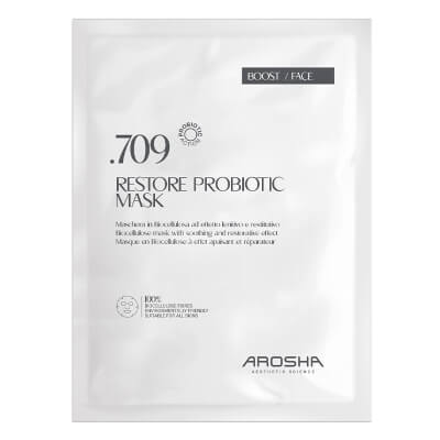 Arosha .709 Restore Probiotic Mask Kojąco-regenerująca maska biocelulozowa 1 szt