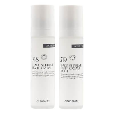 Arosha Skin Balance Anti-Aging ZESTAW Odmładzający krem do skóry mieszanej i tłustej 50 ml + Krem anti-aging na noc do skóry mieszanej i tłustej 50 ml