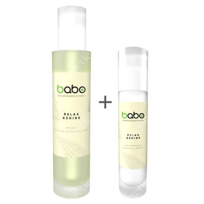 Babo Myjący Olejek do Demakijażu + Antystresowe Serum Do Twarzy ZESTAW Wygładza, regeneruje, odżywia 100 ml + Dla skóry niedotlenionej, szarej, dojrzałej, wrażliwej 50 ml