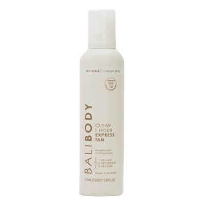Bali Body Clear 1 Hour Express Self Tan Dark Bezbarwna ekspresowa samoopalenizna do ciała (kolor Dark) 225 ml