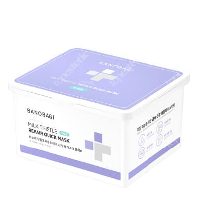 Banobagi Milk Thistle Repair Quick Mask Maski w płachcie z ekstraktem z ostropestu plamistego i wąkroty azjatyckiej 30 szt