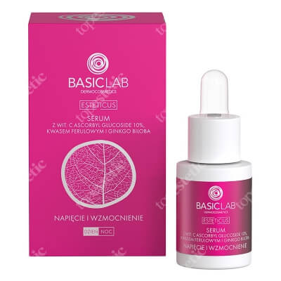 BasicLab Napięcie i Wzmocnienie Naczynek Serum z witaminą C 10%, 15 ml