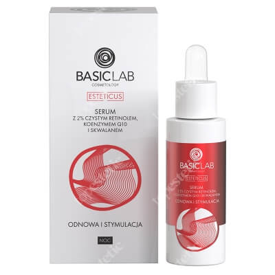 BasicLab Odnowa i Stymulacja Serum z czystym retinolem 2%, 30 ml