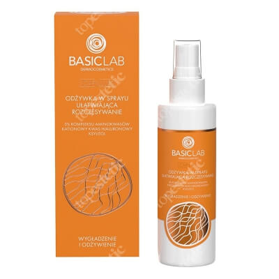 BasicLab Odżywka w Sprayu Ułatwiająca Rozczesywanie Wygładzenie i Odżywienie 150 ml