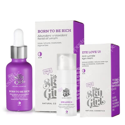 Be The Sky Girl Born to Love U ZESTAW Bogate antyoksydacyjne serum olejowe 30 ml + Przeciwzmarszczkowy krem pod oczy 15 ml