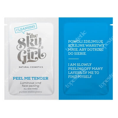 Be The Sky Girl Peel Me Tender Peeling Rozświetlający peeling kwasowy do twarzy 2x4 g