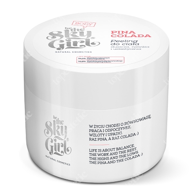 Be The Sky Girl Pina Colada Cukrowy peeling do ciała 220 g
