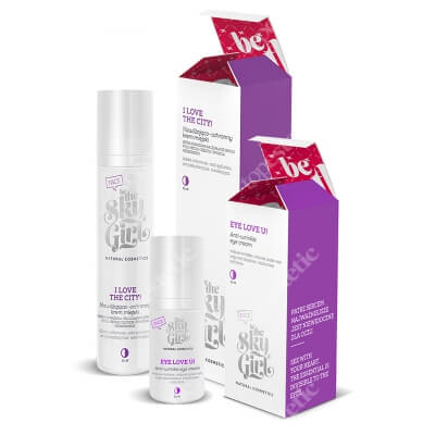Be The Sky Girl The Love Set ZESTAW Przeciwzmarszczkowy krem pod oczy 15 ml + Nawilżająco - ochronny krem miejski 50 ml