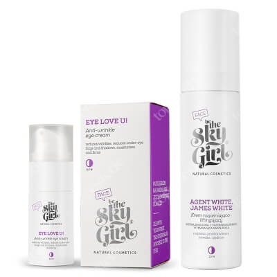 Be The Sky Girl Ujędrnienie ZESTAW Krem rozjaśniająco-liftingujący 50 ml + Przeciwzmarszczkowy krem pod oczy 15 ml