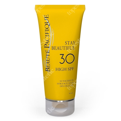 Beaute Pacifique Stay Beautiful - Sunscreen Face and Decollete SPF 30 Luksusowym krem do opalania twarzy i dekoltu 50 ml