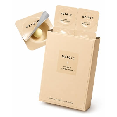 Beigic Vitamin C Active Capsule Serum w kapsułkach z aktywną 40% witaminą C 6 kaps.