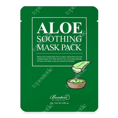 Benton Aloe Soothing Mask Pack Benton Kojąco-regenerująca maska 1 szt.