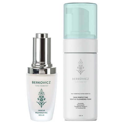Berkovicz Cleansing + Rejuvenating ZESTAW Pianka oczyszczająca 100 ml + Serum odmładzające 30 ml